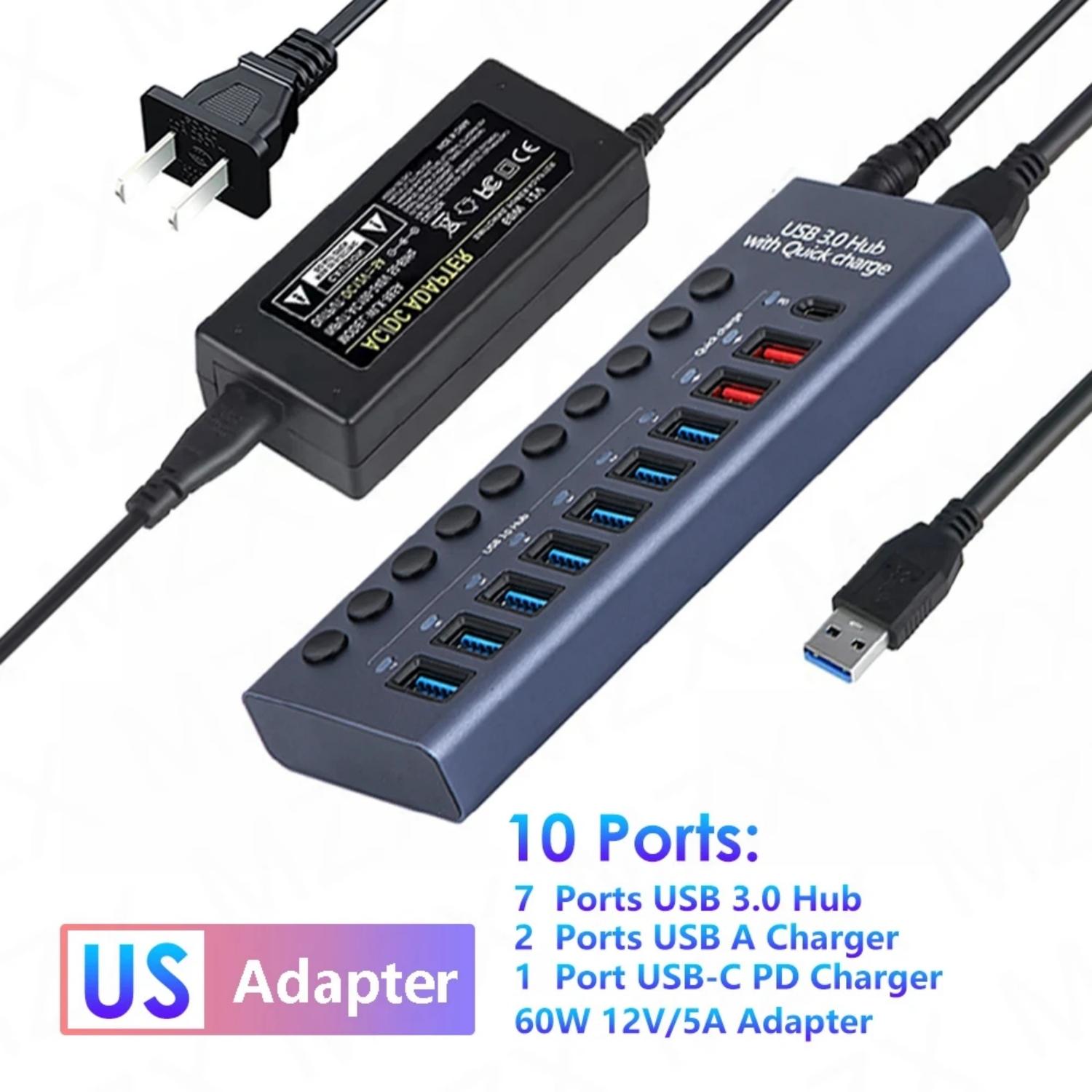 10-Port USB 3.0 Hub 10-Port USB 3.0 Hub