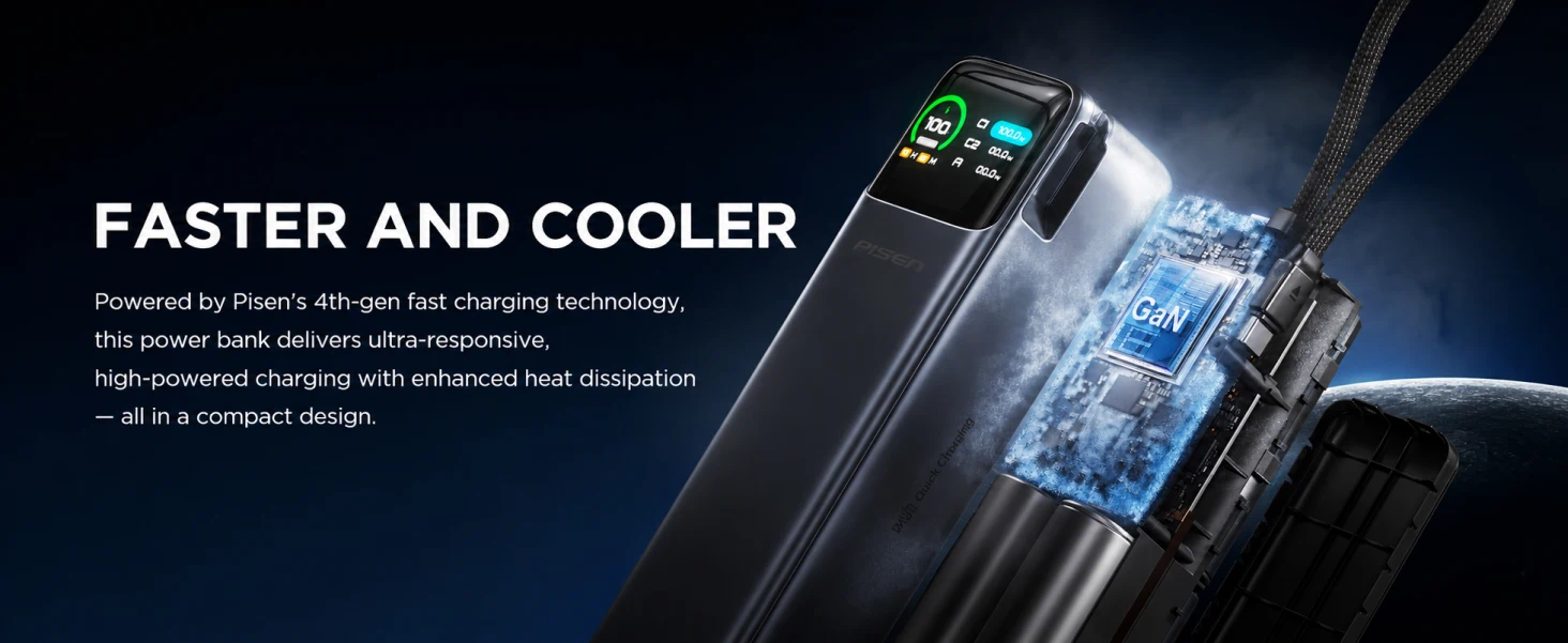 PISEN TP-D106 Bolt 240W 27000mAh Power Bank