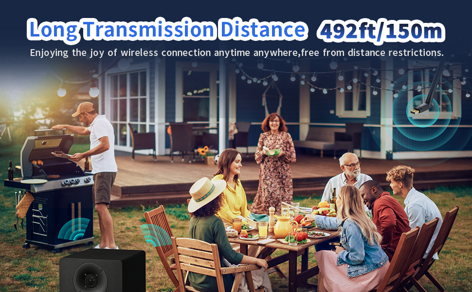 Long Range Wireless Transmission, More Fun, More Freedom