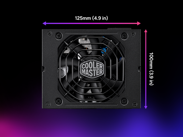 Cooler Master V750 SFX Gold 750W Fully Modular Power Supply Black