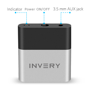 INVERY 30 Pin Bluetooth Adapter Receiver for Bose iPod iPhone Sounddock