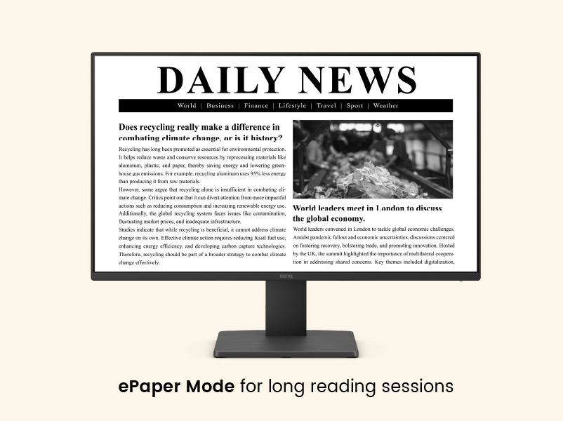 BenQ GW2491 1080p FHD 100Hz IPS Eye-Care Monitor