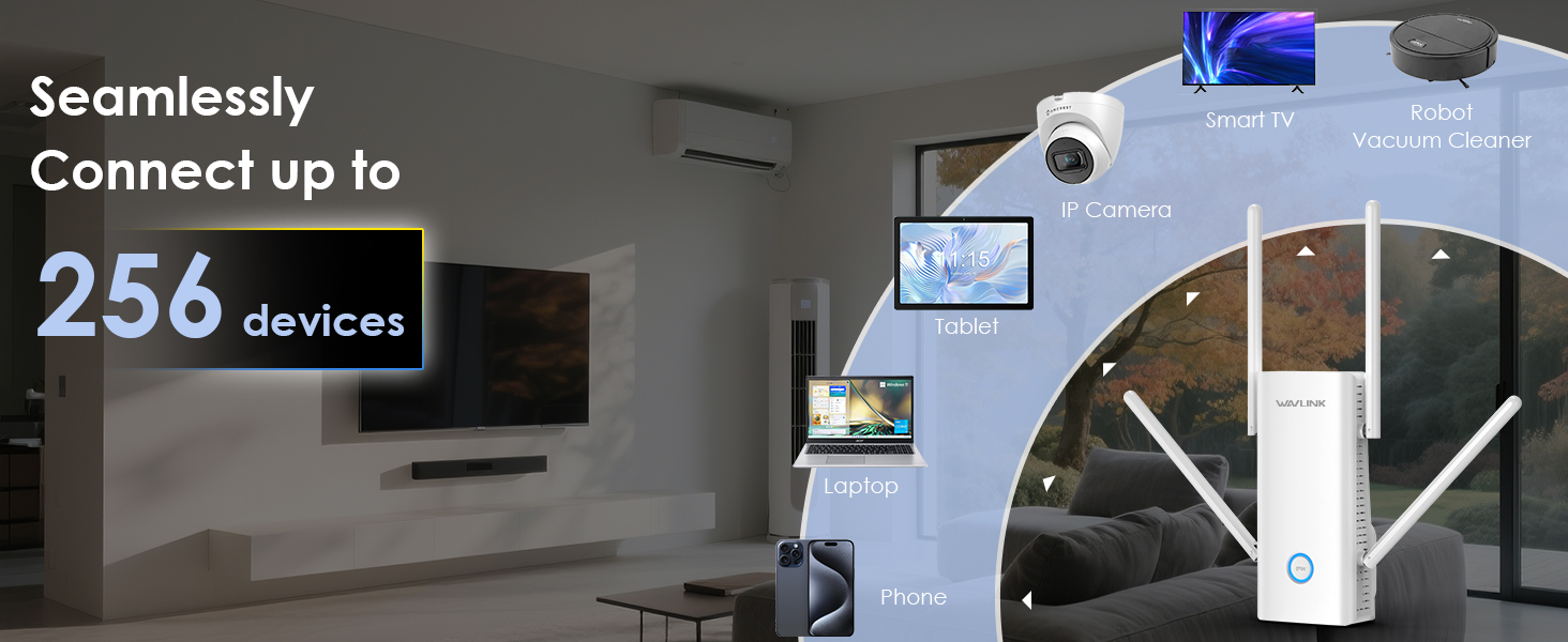 WiFi 6 Range Extender repeater