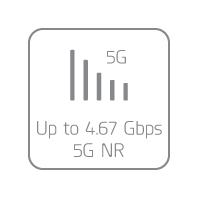 GL.iNet GL-E5800 NA MUDI 7 5G Tri-Band Wi-Fi 7 Travel Router with eSIM