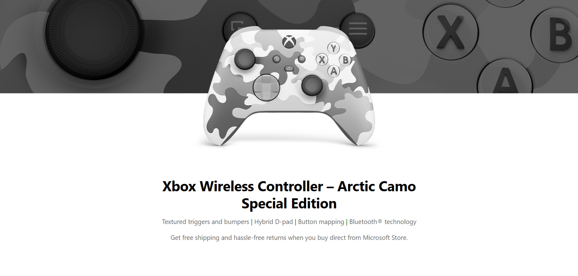 Xbox Wireless Controller Arctic Camo Special Edition-1