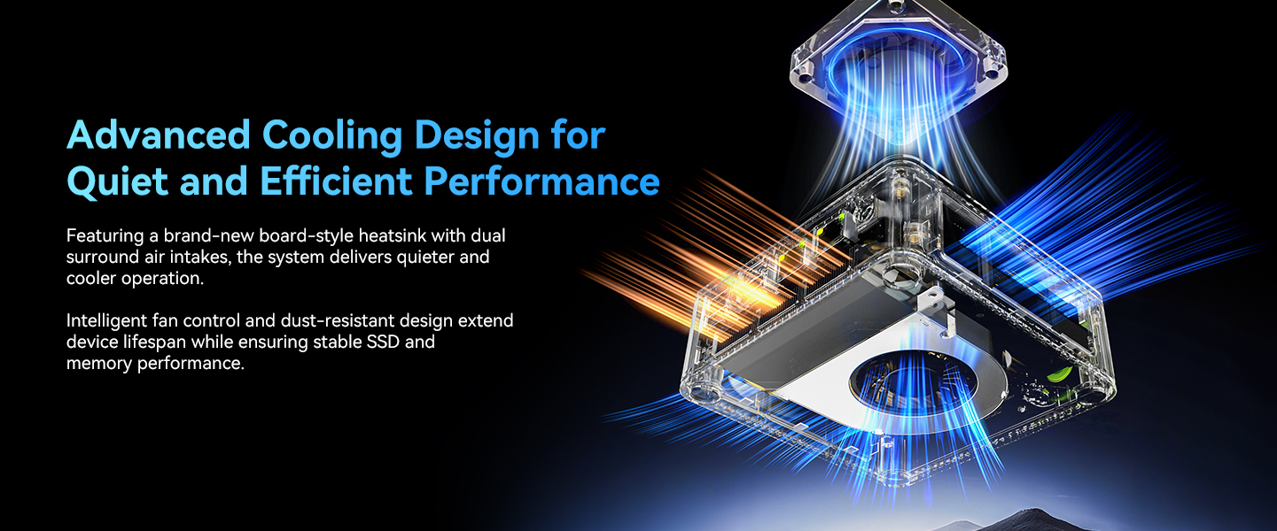 ADVANCED DUAL FAN COOLING