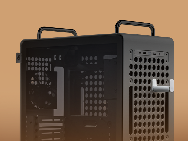 Cooler Master QUBE 540 Moonstone ATX Mid-Tower PC Case 