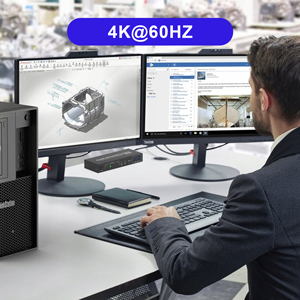 Dual Monitor KVM Support 4K@60HZ Supports high resolution up to 3840*2160@60Hz and downwards. Note:
