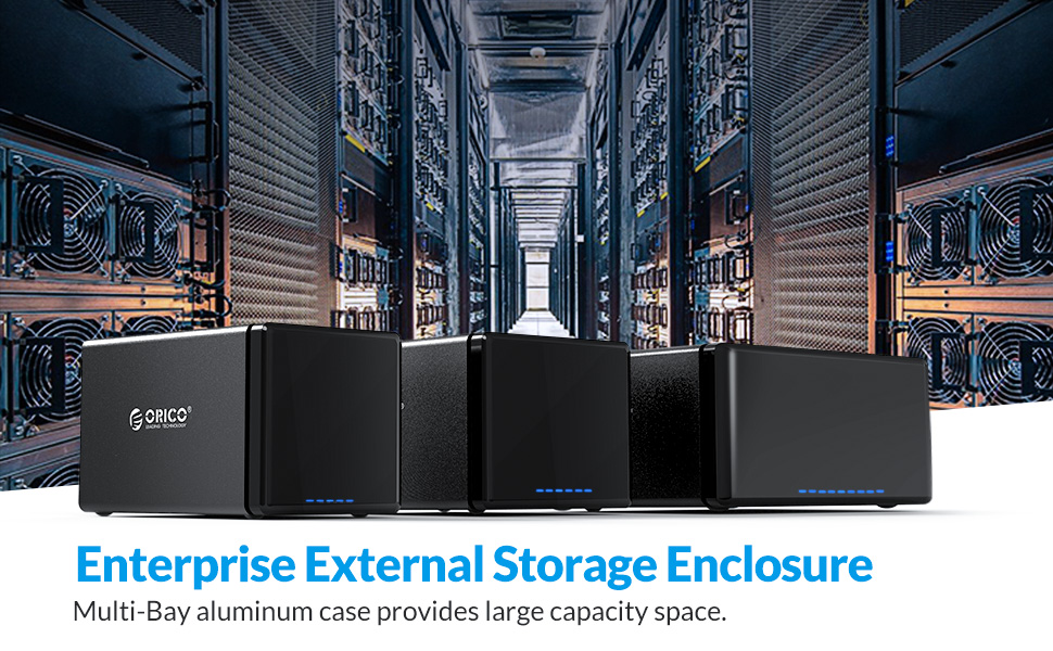 ORICO NS SERIES HARD DRIVE ENCLOSURE (8 Bay USB 3.0)