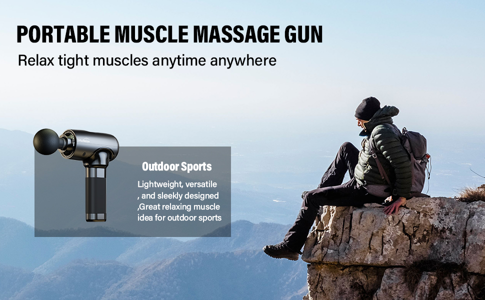 Morelax Deep Tissue Massage Gun - Your Ultimate Relaxation Companion!