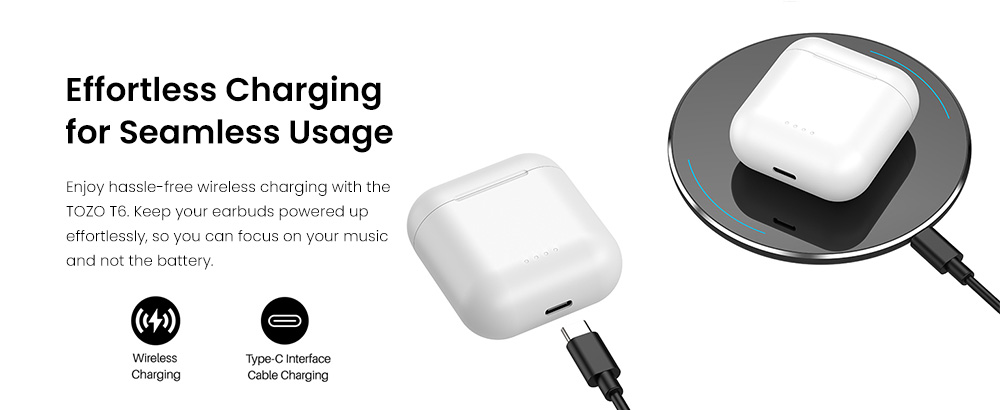 support type C and wireless charging
