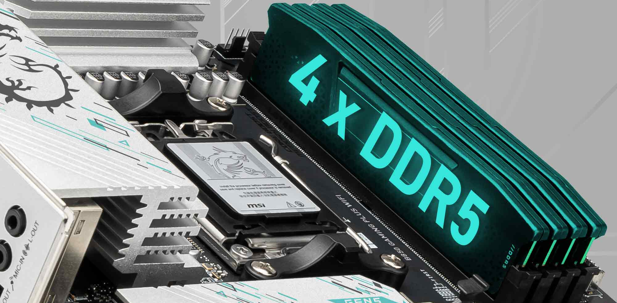 4 x DDR5 Dual Channel