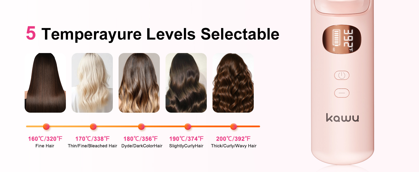 Five temperature settings