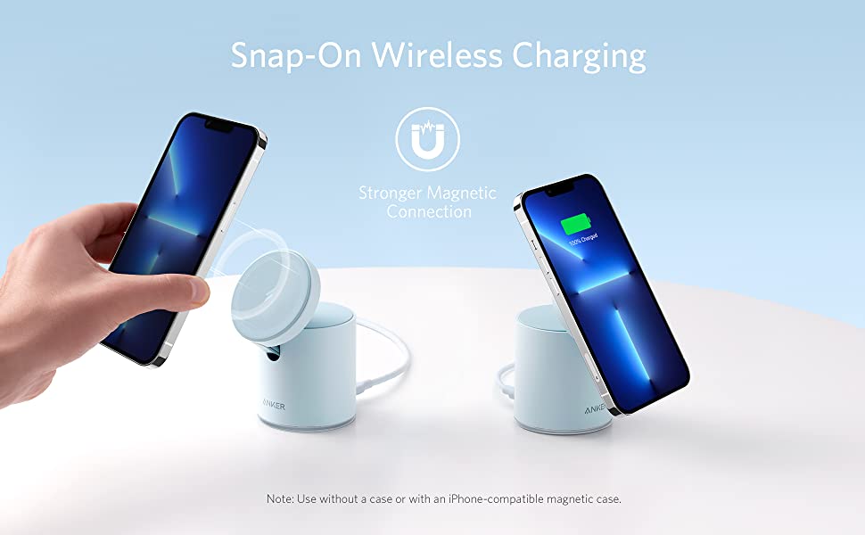 Anker 623 Magnetic Wireless Charger (MagGo), 2-in-1 Wireless