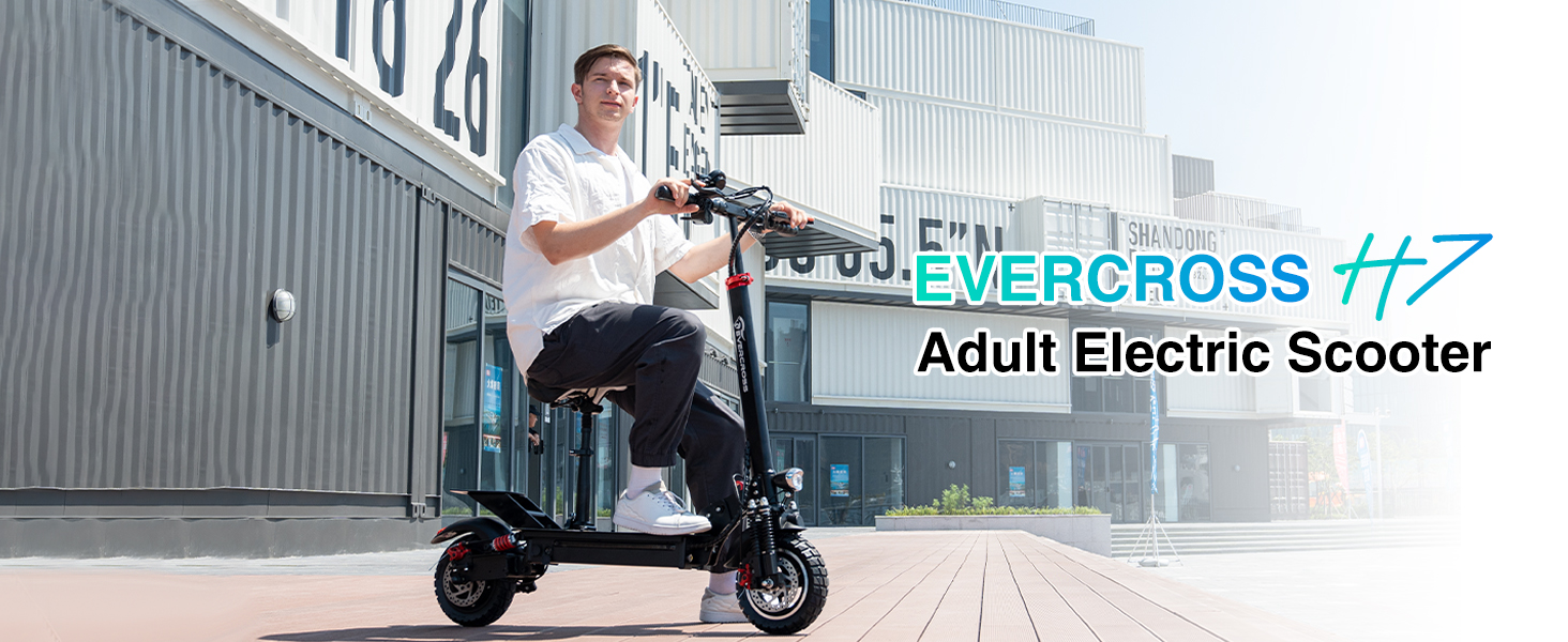 EVERCROSS Electric Scooter, Electric Scooter for Adults with 800W Motor, Up  to 28MPH & 25 Miles, Scooter for Adults with Dual Braking System, Folding  Electric Scooter Offroad with 10'' Solid Tires 