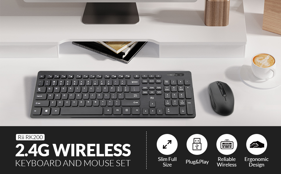 Rii RK200 Wireless Keyboard