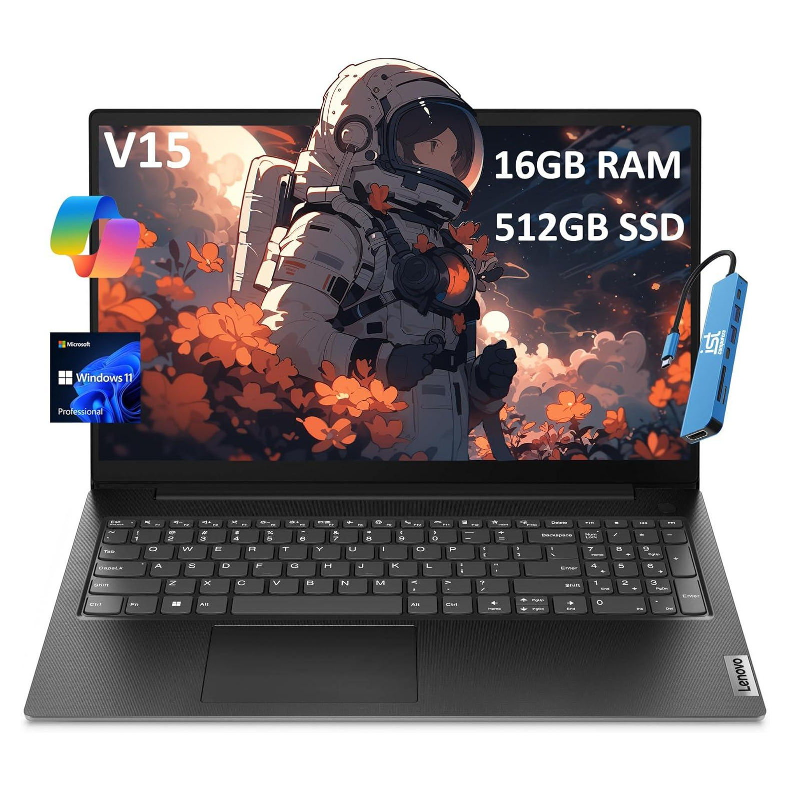 Notebook Lenovo V15 Com Ryzen 7 - 40GB RAM E 2TB SSD, Ideal Para Trabalho