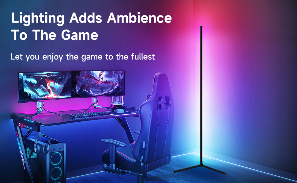 RGBCW Corner Floor Lamp