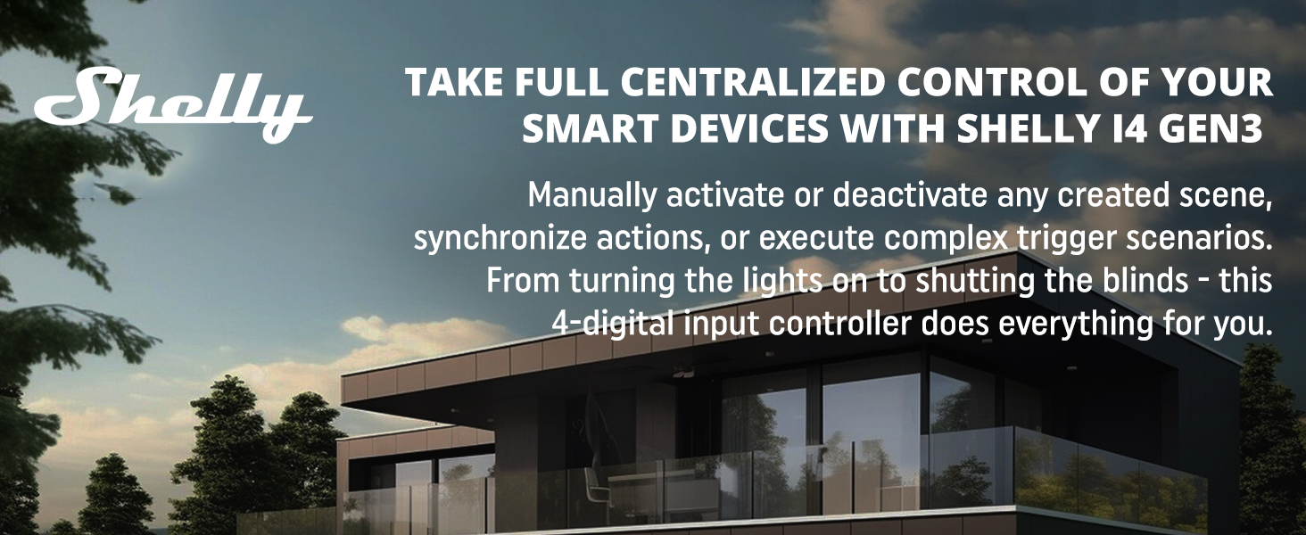 Shelly i4 Gen3 - Take Control of your smart devices