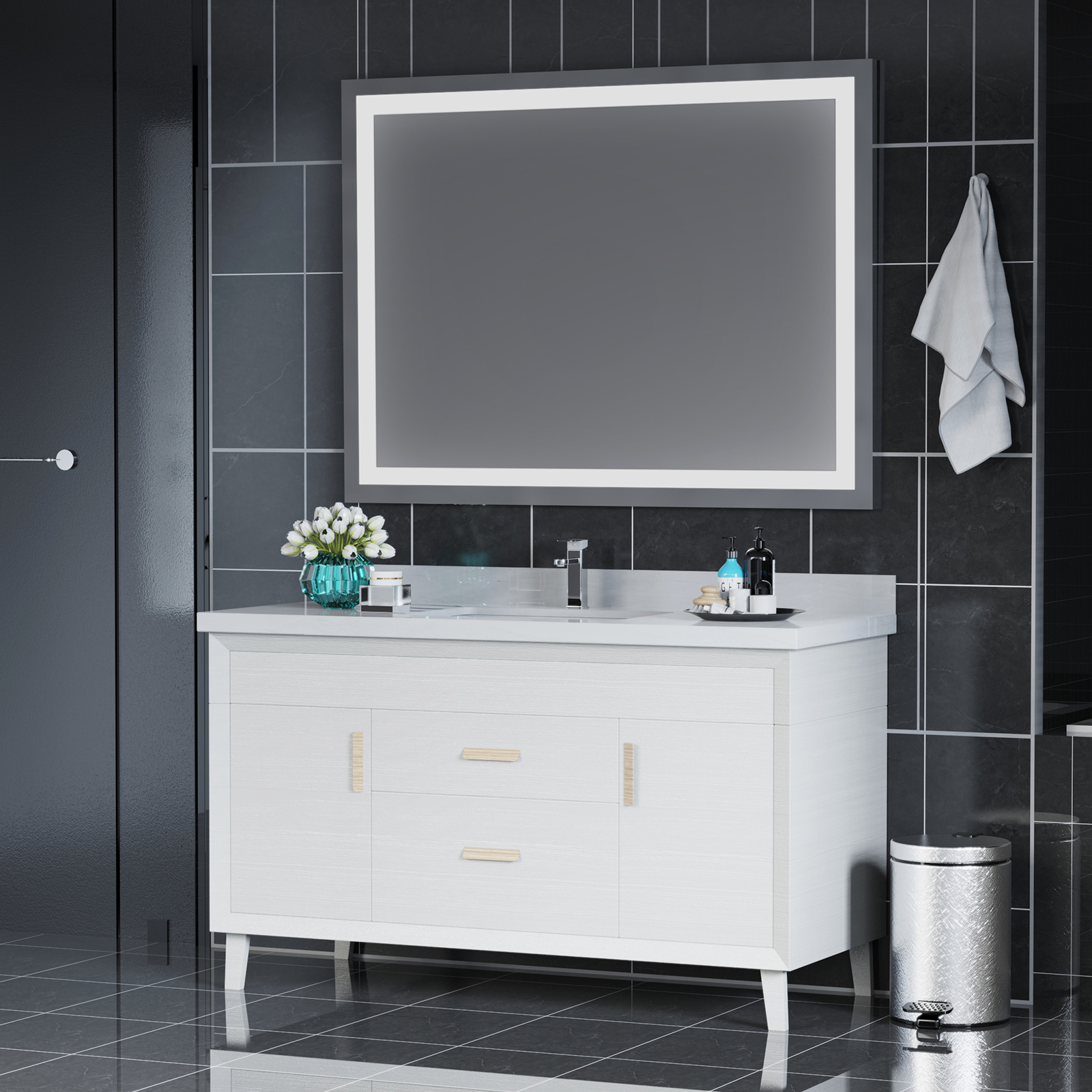 LED Bathroom Mirror With Lights