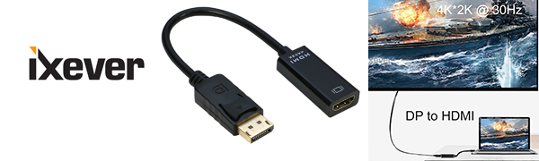 4K displayport to hdmi adapter cable