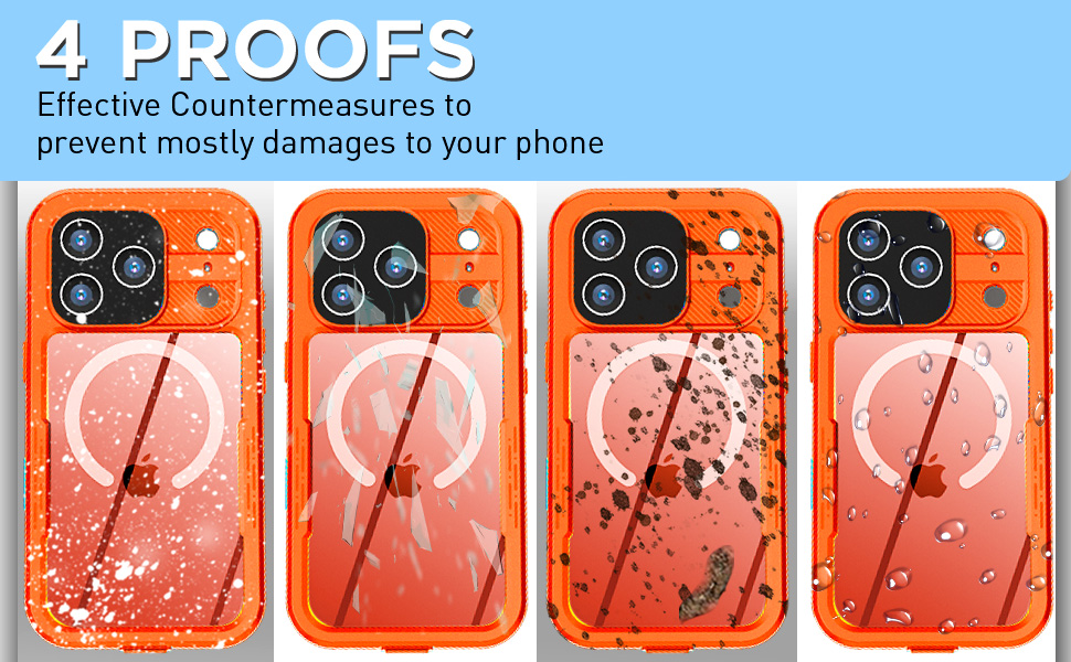 iPhone 17 Pro Max Waterproof Case