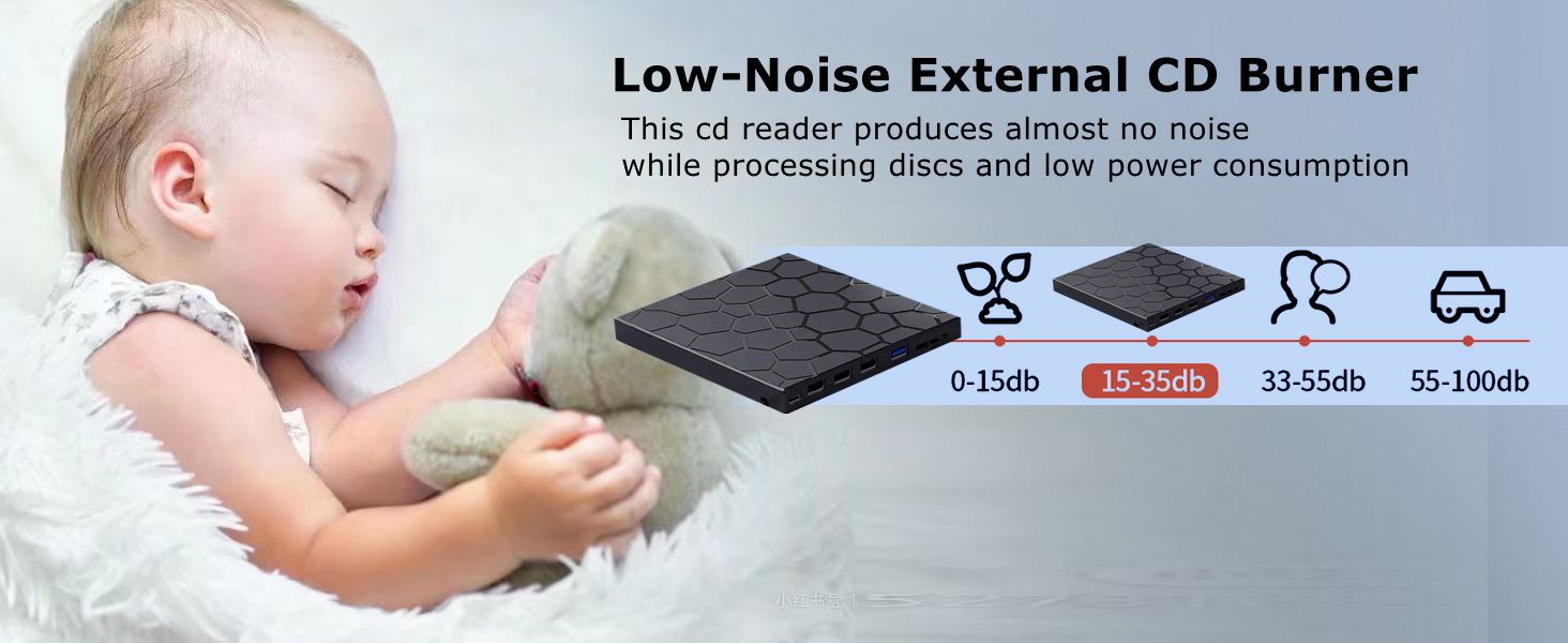 Our external drive can not only burn and read CD DVD, but also can be used as a external laptop usb