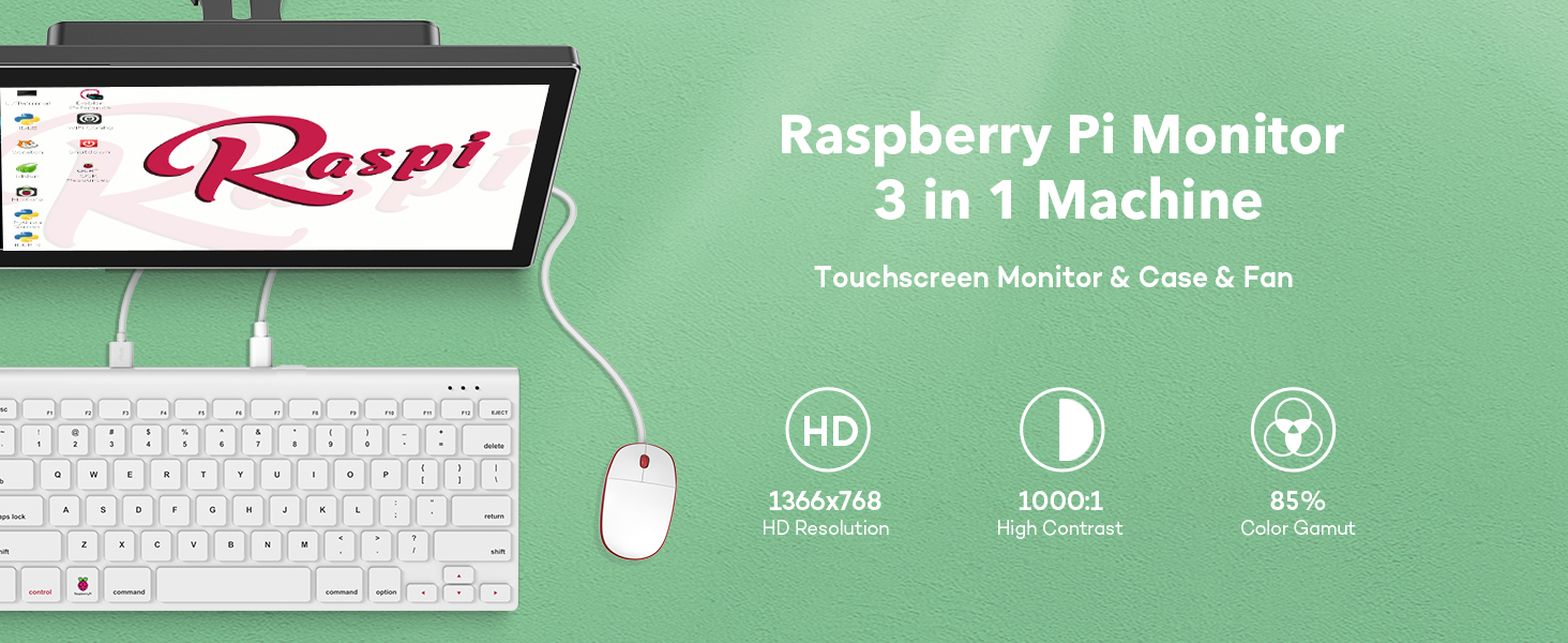 Raspberry Pi Monitor3 in 1 Machine