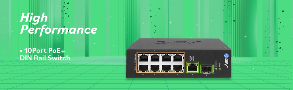 BV-Tech 8 Port PoE Switch