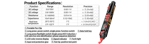 Pen Type Digital Multimeter