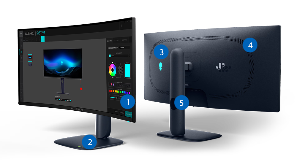 Alienware AW3425DW UltraWide Curved Gaming Computer Monitor