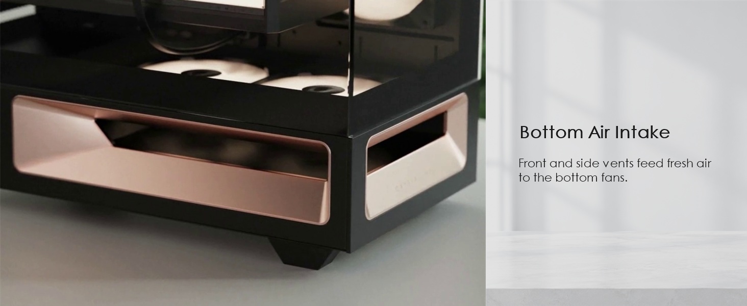 Formula V Line Crystal Z3 Plus White Mid-Tower ATX PC Case