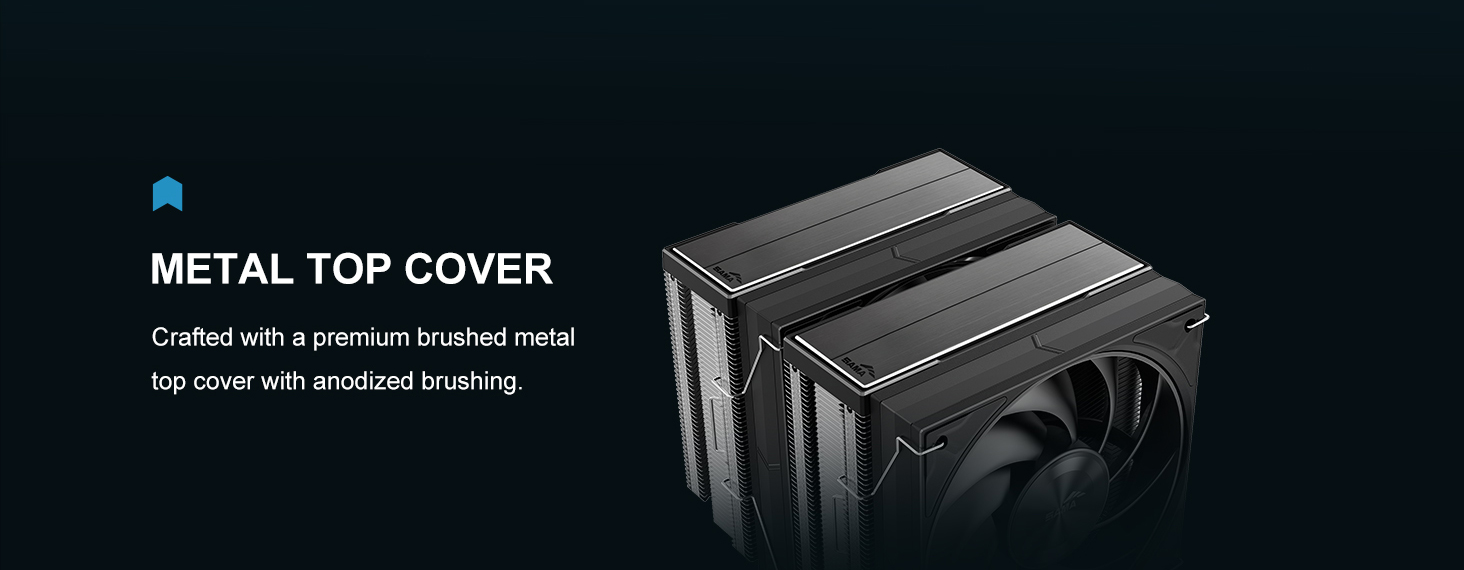 SAMA A60E Dual-Tower CPU Air Cooler