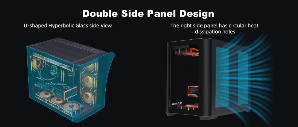 SAMA 2851 ATX Mid-Tower PC Gaming Case