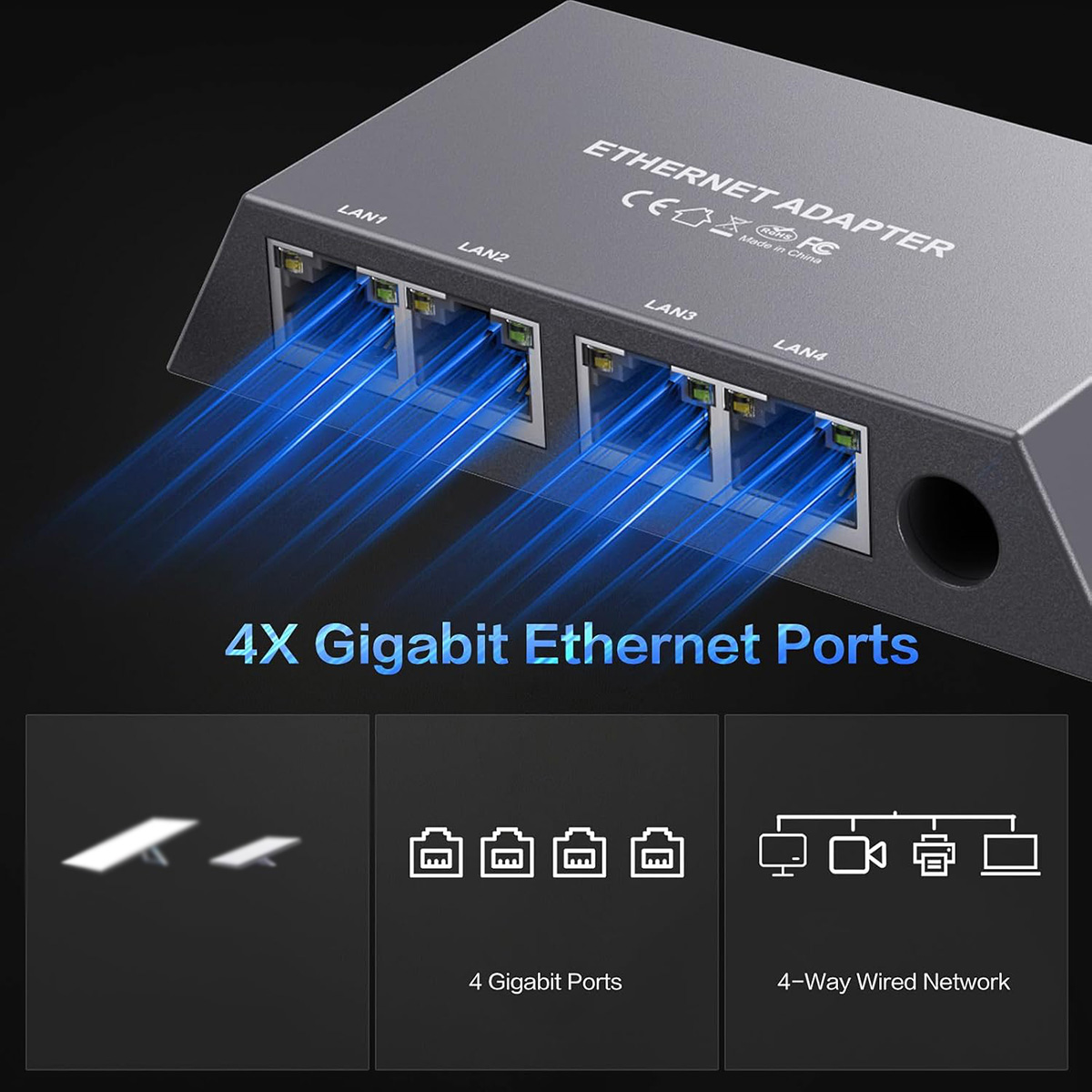 4 PORTS