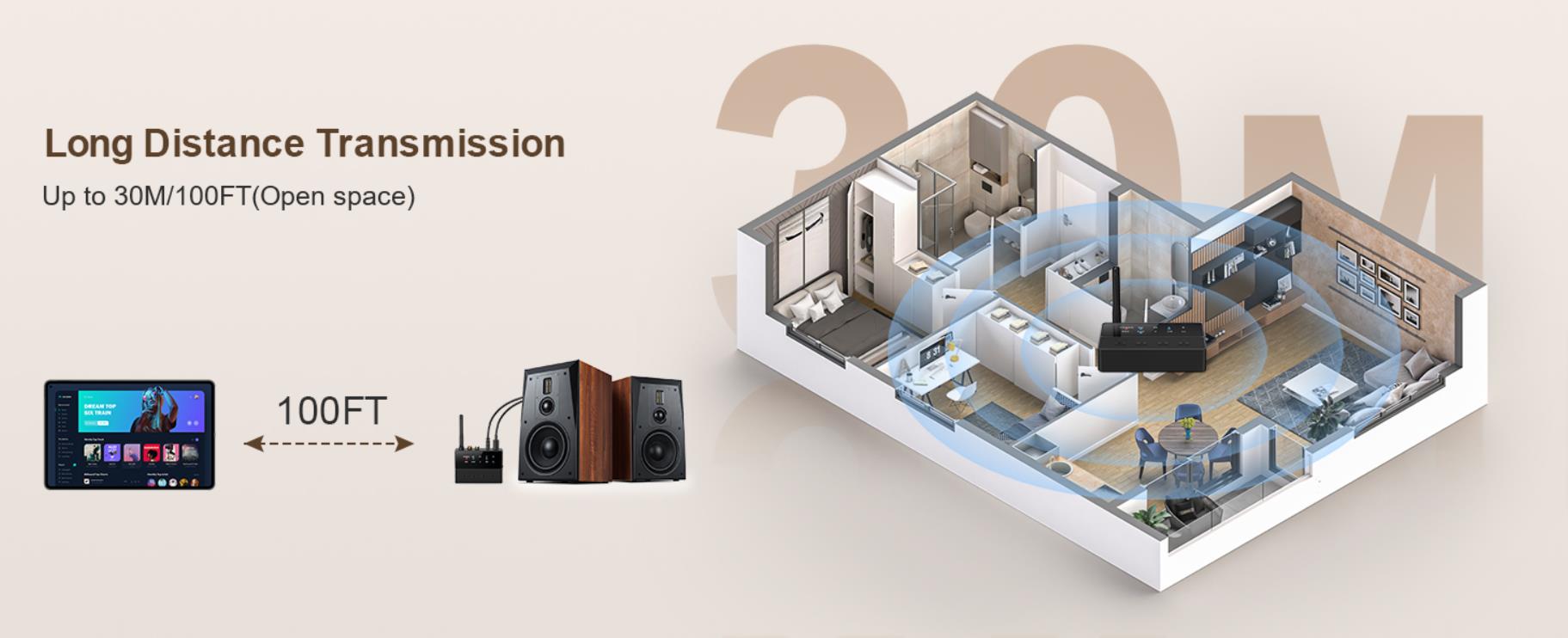 It needs to be pluged in. It doesn't include the adapter.