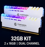 ITEMPOWERS 32GB (2×16GB) DDR5 6000MHz RGB Gaming RAM, Dual Channel