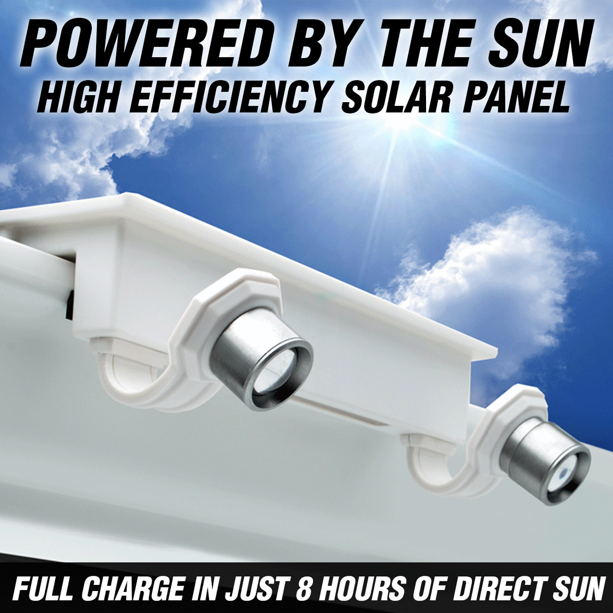 Powered by the sun- high efficiency solar panel