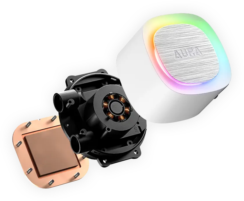 GAMDIAS AURA GL360 V2 WH AIO Liquid CPU Cooler