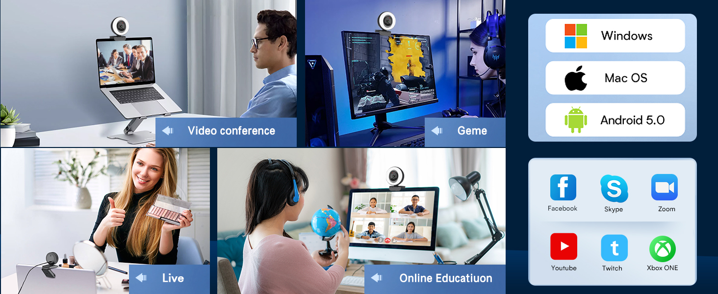 Elevate your video call experience with our state-of-the-art webcam