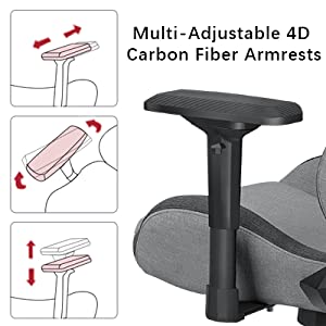 4D Adjustable Armrest