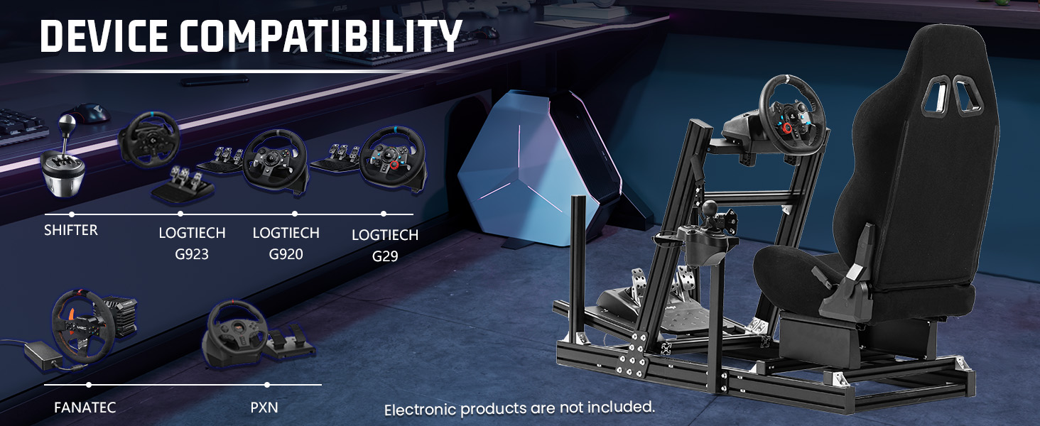 8040 Aluminium Profile Racing Simulator Cockpit