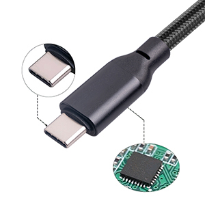 Built-in hifi decoding chip This USB-C to XLR female audio cable has a built-in hifi decoding chip,