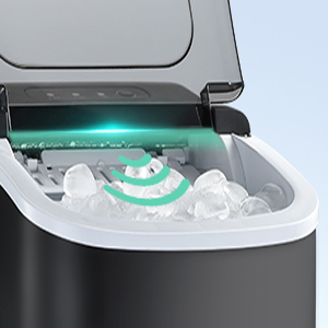Portable Ice Maker Machine Countertop 26Lbs/24H Self-cleaning Scoop Handel  