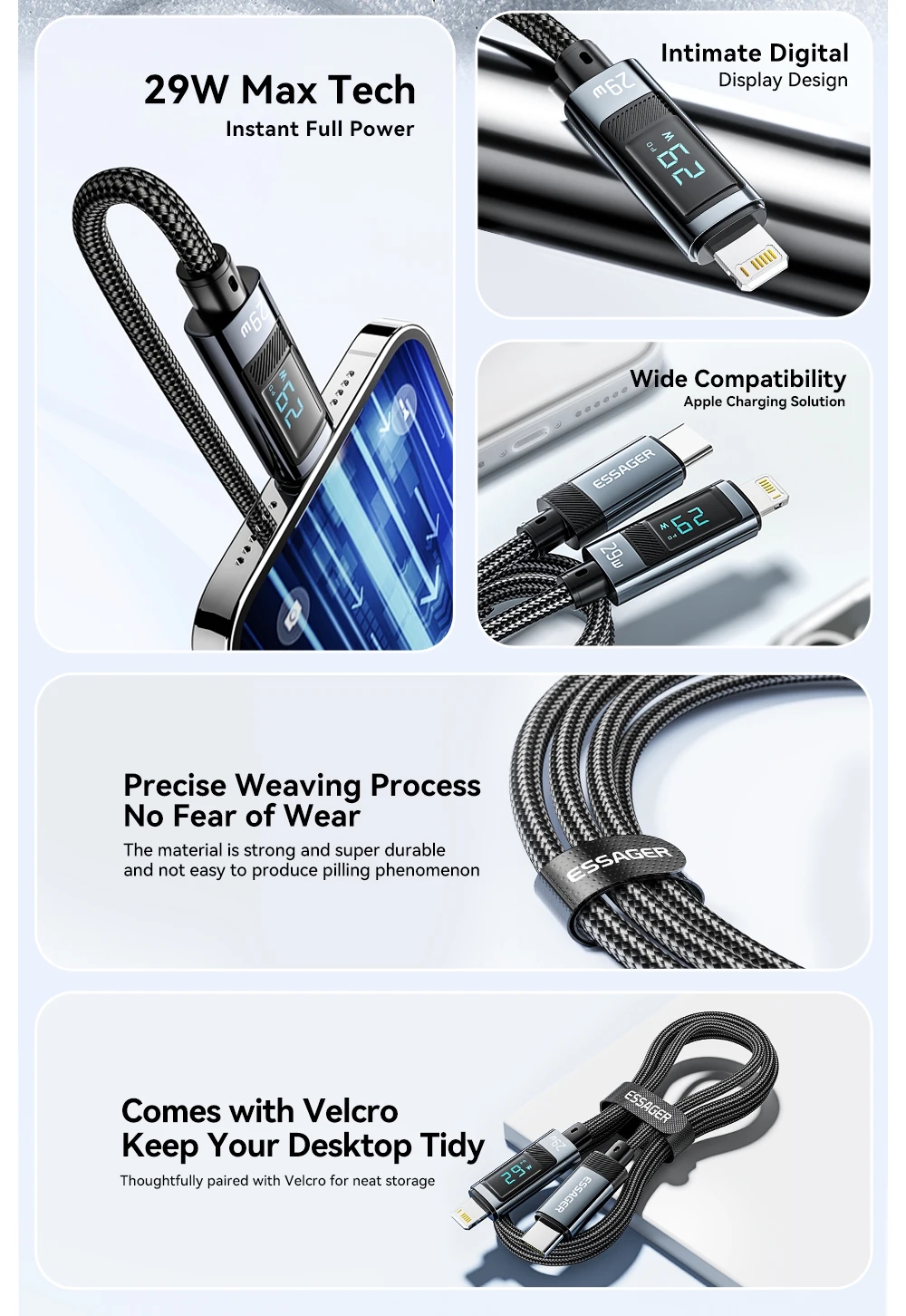 USB C to Lightning Cable