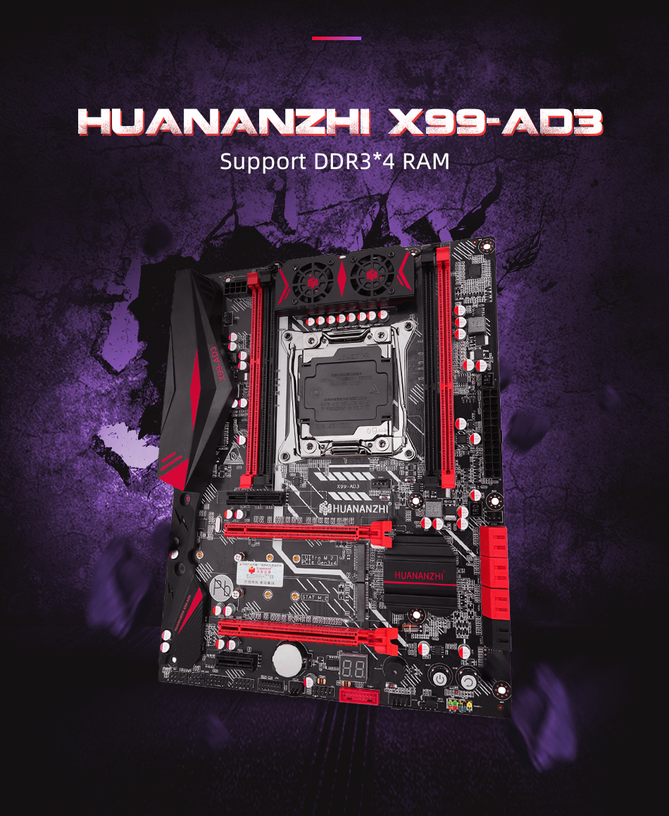 Huananzhi X99 Ad3 Rev3 0 X99 Motherboard Intel X99 Lga 2011 3 All