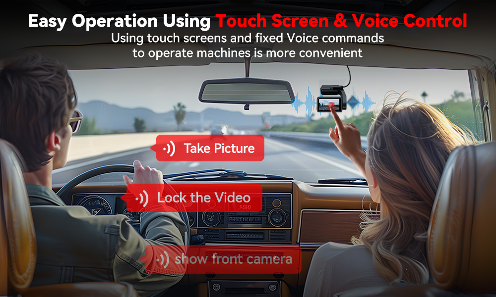 Easy Operation Using Touch Screen & Voice Control