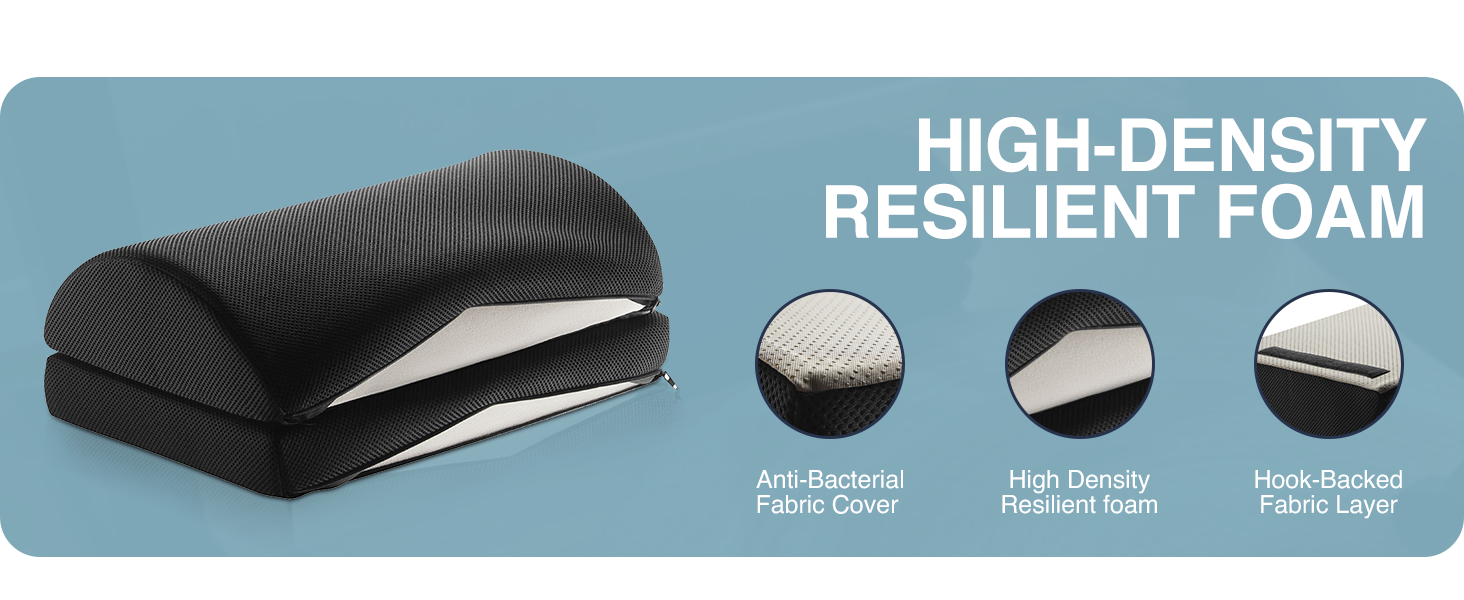 memory foam footrest, ergonomic footrest, under-desk footrest, desk footrest, rocking footrest