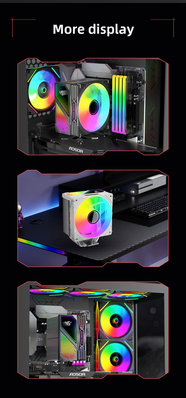 CPU Cooler with Temperature Display