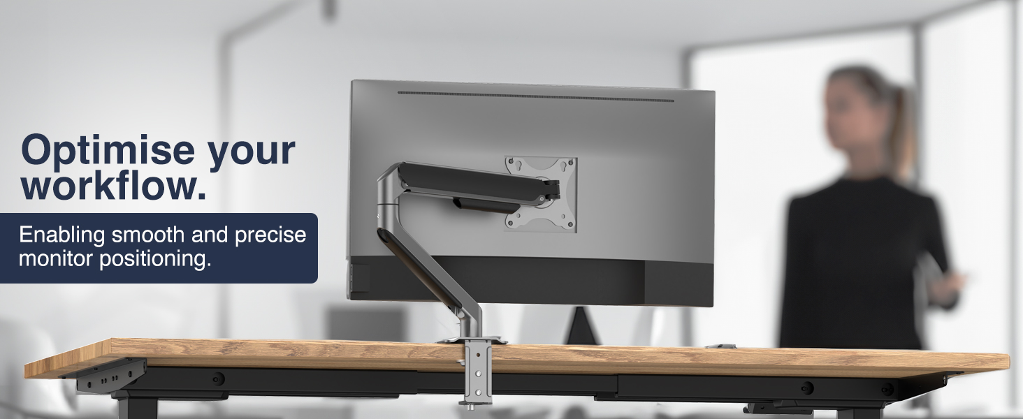 Desky Single Spring Eco Monitor Mount